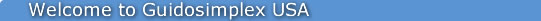Welcome to Guidosimplex USA
